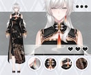 企業並み！女性·男性Vtuberモデル制作します 著作権譲渡！修正無制限！表情８つ！企業並カスタムlive2d イメージ7