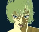 個性的な絵柄で目を惹く人物イラストを描きます アイコンや壁紙用に現役美大生のイラストはいかがですか? イメージ2