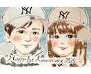 大人数OK！手描きの可愛い似顔絵を描きます 誕生日や記念日、長寿祝いにご家族にプレゼント イメージ5