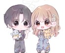 可愛いデフォルメ全身イラスト描きます もちもち！全身デフォルメ♡あなたオリジナル♪ イメージ5