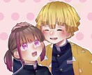 夢絵オーダー承ります 推し様とのツーショットお描きします☽･:* イメージ1
