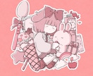 実績100体以上！ゆるいイラストを制作します 商用利用〇 どのようなポーズにも対応しています！ イメージ9