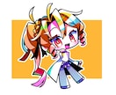 ビビット/パステルなイラストを描きます 等身大/デフォルメでSNSアイコンなど！ イメージ6