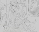 やわらかく幻想的な雰囲気のあるイラストを描きます タッチの残る塗り･モチーフで世界観を表現するのが得意です！ イメージ9