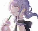 SNS用の繊細なイラストを描きます 一枚絵、立ち絵なども受け付けております！ イメージ3