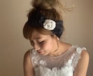 特別な日の為の大人のヘッドドレスをお仕立てします 演奏会、ブライダルやパーティーなどのお仕立てヘアアクセサリー イメージ10