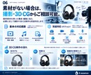 現役メーカーがAmazon動画広告を作ります 完全おまかせ！審査通過まで直し続けます。 イメージ6