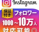 Instagram フォロワー1000人増加します 1000人から制限無しで受付中！ イメージ1