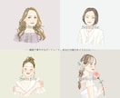 大人可愛い♪おしゃれなSNSアイコン作成します 商用利用可！挿絵やwebページなどのご用途にも イメージ2