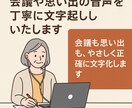 会議・思い出の音声をやさしく正確に文字起こします 会議も思い出も、やさしく正確に文字化します イメージ3