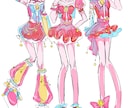あなただけの特別な衣装デザインをします きゅるきゅるかわいいも一癖ある衣装もおまかせ！！ イメージ3