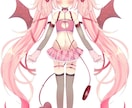 Vtuberキャラデザ～モデリング全てお受けします デザインからモデリングまで低価格で作成します！ イメージ5
