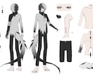 ミニキャラ付きで立ち絵制作いたします TRPGだけでなくIRIAM、グッズ、創作、ゲームなども可！ イメージ6
