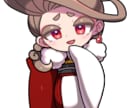 可愛くて目を引くミニキャライラスト作成します 立ち絵やコマ、素材として使用できるミニキャラを作成！ イメージ5