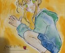 水彩画でイラストを描きます 優しいイラストで癒されてください イメージ4