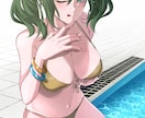 水着イラストを量産で制作します ちょっぴりセクシーな水着イラストはいかがですか？ イメージ6