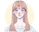 大人可愛い！お仕事にも使えるアイコン制作します リアル調にほんの少しポップな要素を加えた絵柄で似顔絵描きます イメージ1