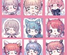 可愛くてふわふわした女の子のアイコンをお届けします 個性的な絵柄のかわいい女の子のアイコンを素早く描きます～！ イメージ3