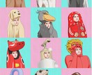 イラスト　SNS等アイコン用イラスト　描きます イラストがあなたを伝える顔となります イメージ3