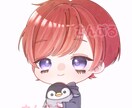 SNS等に使えるデフォルメイラスト描きます アイコン、ヘッダー、夢絵、キャス画、サムネ、何でも作成します イメージ8
