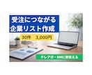 テレアポ・DM用営業リスト30件作成します 営業に使える企業リストを作成します。 イメージ1
