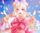 キラキラ感と透明感のあるイラストを提供します 立ち絵、夢絵、アイコンやSNS用のイラストなど！ イメージ5