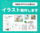 ほっこりやさしい雰囲気のイラスト制作します LPやチラシなどの通販事業におすすめ イメージ1