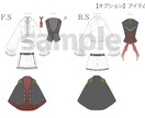 キャラクター/衣装デザインの制作をします ファンタジーなデザインが得意です イメージ3