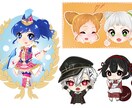 デフォルメイラストお描きします SNSのアイコンなどにいかがですか イメージ2