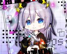 ゲームキャラクターのかっこいいミニキャラ描きます SNS、アイコンにどうぞっ！！ イメージ2