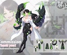 老若男女問わずキャライラスト作成します 可愛いかっこいい味わい深い色々なキャラクターを描き分けます イメージ4