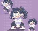 カートゥーン風ゆるかわ3頭身キャライラスト描きます SNSアイコンや配信に使える個性派キャラを制作します！ イメージ3