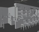 配信用の背景3D素材作成します あなただけのお部屋作成してみませんか？ イメージ3