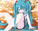 もちもちした女の子のイラスト描きます アイコンや動画のサムネイル等にご利用ください イメージ1
