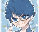 キラキラ可愛い♡オリジナルキャラクターを描きます SNSアイコン、創作キャラ、活動用イラストなどにおすすめ！ イメージ5