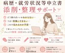病歴・就労状況等申立書の添削受付いたします 現役精神科PSW(精神保健福祉士・社会福祉士)が作成サポート イメージ1
