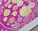 世界に一つ♡スクレツィアート画®を制作します ～色彩と粒子が織りなす幻想的なアート～ イメージ2