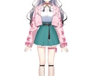 Live2D用のパーツ分け原画制作します キャラデザから立ち絵まで丁寧に制作します イメージ5