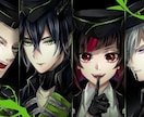 世界観のある厚塗り風のイラストを制作します SNSアイコン、一枚絵、サムネイルイラストなど イメージ6