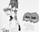 現役タトゥーデザイナーが希望のデザイン叶えます タトゥーデザインは企業ロゴやTシャツに流用可能!商用利用OK イメージ3