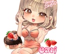 可愛く繊細に！ミニキャラ・SDイラスト描きます SNS★華やかで可愛いミニキャライラスト描きます✨ イメージ6