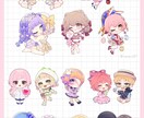 高級感のあるミニキャラを制作いたします 描込みのあるリッチな仕上がりでグッズやパネル用におすすめ！ イメージ2