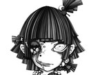モノクロ個性的イラスト描きます 独特な世界観のイラストで誰とも被らないイラスト! イメージ2