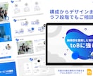 toB案件に強い！納得感を重視した資料を作成します 構成からデザインまで作成、ラフ段階でもご相談可能です イメージ1