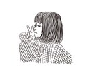 おしゃれファッション誌風の似顔絵イラストを描きます SNSで思わず目に止まるお洒落シンプルなイラストを描きます！ イメージ6