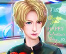 油絵風のアーティスティックなアイコンを描きます 一味違うアーティスティックな油絵肖像画風のイラストです イメージ8