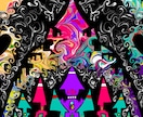マーブリングします デザインのイメージを言って頂けたら描きます イメージ1
