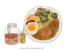 ほっこり温かみのあるイラスト・アイコンを描きます 色鉛筆風や水彩画風などのタッチで優しい雰囲気に仕上げます♪ イメージ7