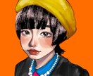 リアルなタッチで鮮やかなSNSアイコン描きます リアルなタッチだけど可愛らしさが入った鮮やかな色彩で描きます イメージ2