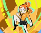 イラスト制作いたします カラフルでポップめなイラストを描きます イメージ3